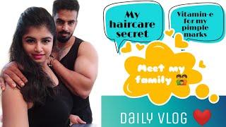 ️Daily vlog | #kannadavlogs  #swathigowda (magical hair oil) (vitamin-e capsule for my pimple mark)