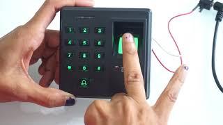 e-Time Office Z101 Standalone Access Control Installation Guide