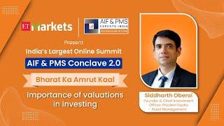 Importance Of Valuations in Investing| AIF & PMS Conclave 2.0 #aifpms