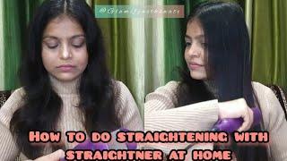 Hair Straightening Tutorial for Beginners #hairstyle #hairstraightening #beauty #hair #philips