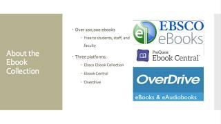 Using Ebooks at Lindenwood Library