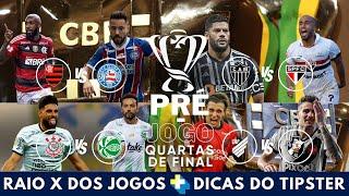 PRÉ-JOGO COPA DO BRASIL - A VOLTA DAS QUARTAS DE FINAL! ANÁLISES E PALPITES!