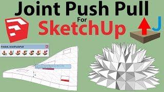 How to Use Joint Push Pull plugin | Sketchup