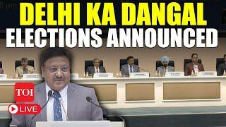 Election Commission LIVE I Delhi Election Dates I ECI Press Conference I Delhi Polls News