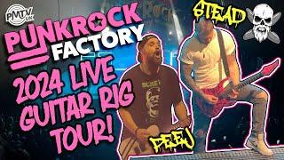 Punk Rock Factory Guitar Rig Tour! - Peej & Stead's 2024 Live Guitar Gear Rundown