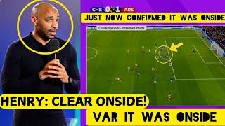 HENRY BLASTS VAR DECISION IN CHELSEA VS ARSENAL CLASH: "IT WAS CLEAR ONSIDE!"