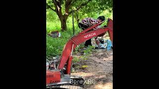 Borey RC teams is refilling up the lake near construction site.  #excavator #rccars #rctruck