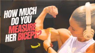 LOOK at the impressive INCHES of pure FEMALE MUSCLES | FEMALE BICEPS BOMB!