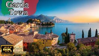 Garda Town, Italy: Walking Tour | Lake Garda's Stunning Lakeside Town 4K (60fps)