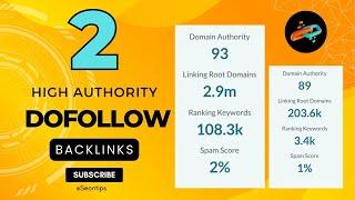 Boost Your Website Ranking with 2 High-Authority Dofollow Backlinks