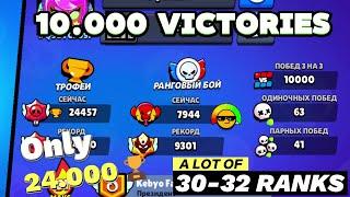 I Pushed 10.000 victories in Brawl Stars!