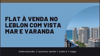 Flat à venda no Leblon com varanda vista mar #imovel #apartamento #flat #leblon #vistamar #varanda