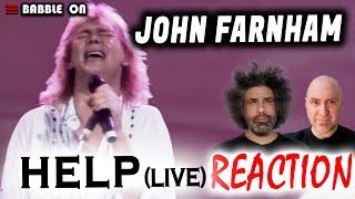 BETTER THAN THE BEATLES?? JOHN FARNHAM - HELP (Live, Beatles cover) Reaction #amazing #voice 