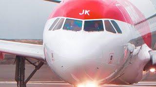 BEAUTIFUL CLOSEUP TAKEOFFS at Madeira Airport