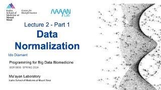 BSR6806 - Lecture 2 - Part 1 - Data Normalization - Ido Diamant - ISMMS - Spring 2024