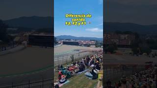 Diferencia de SONIDO entre un F3, F2 y F1  #formula1 #f1shorts #f12023