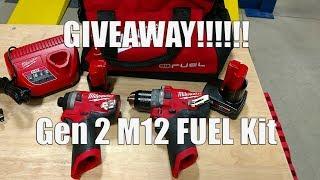 GIVEAWAY | Milwaukee Tool Gen2 M12 FUEL Drill & Impact Driver Kit Feb. 2018