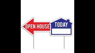 VictoryStore Realtor Yard Signs - Open House Directional 22"x8" Yard Signs