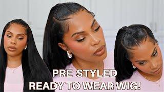 NEW* PRE STYLED READY TO WEAR WIG| GLUELESS WIG INSTALL | msroshposh X Alipearl Hair