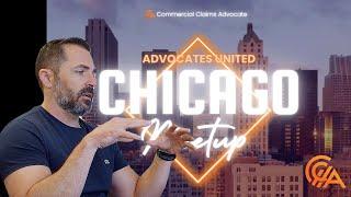 Chicago's Game-Changing Event for Public Adjusters | Advocates United 2024 | Commercial Claims Show