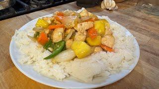 Sweet n Sour Pineapple Chicken Stir-fry - Leant to Cook and Laugh