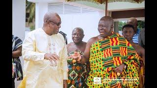 Asantehene calls on John Mahama