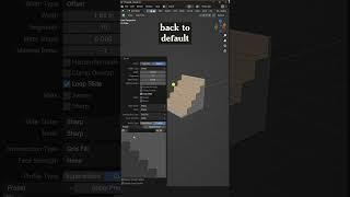 The Best way to Model Stairs in Blender #b3d #blender3d #blendercommunity