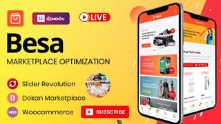 How to Besa Elementor Marketplace WooCommerce Theme Customize
