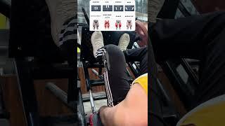 Correct position of feet  on leg press ?? #motivation #gymworkout #legexercise #legworkout #leg