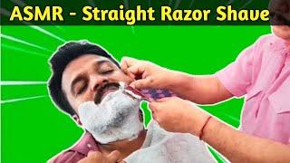 Headshave /ASMR straight Razor shave / ASMR Beard Shave / Indian Barber / Rohit Hairstylist