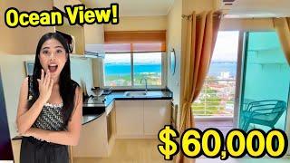 Touring a $60,000 Pattaya Ocean View Unit Only 800M from Beach!!!