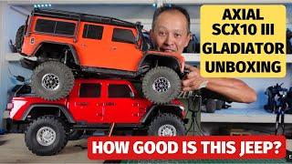 Axial SCX10 iii Gladiator Unboxing - this RTR as good as it looks?