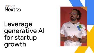 Leverage generative AI for startup growth