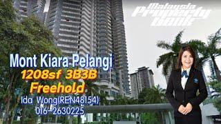 Mont Kiara Pelangi | 1,208sf 3 Beds 2 Baths | Ida Wong +60162630225 #Tour91