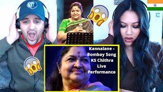 Kannalane - KS Chithra Live Performance REACTION