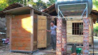 3 Days quick completion of solid wooden bathroom and toilet