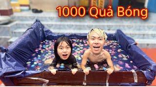 Dương KC | Chế Tạo Bể Bơi 1000 Quả Bóng Từ Giường Ngủ