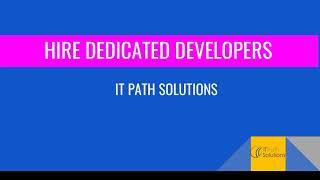 Hire Dedicated Developer India, USA, UK