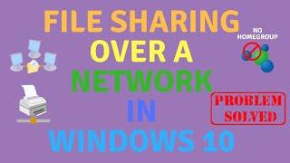 File Sharing Over A Network in Windows 10