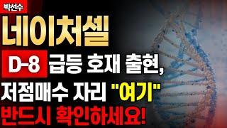  네이처셀 - 다음 주 빅호재? 저점매수는 지금이 기회인가? 미리 준비하셔야 합니다!