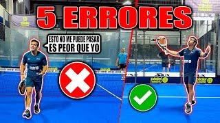 5 ERRORES que TE HACEN PERDER partidos de PADEL | TUTORIAL MENTAL