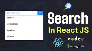 React Search Filter Tutorial || MERN Stack