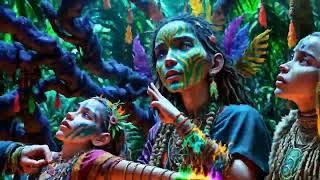 Psychedelic Trance - Ayahuasca Trip Visuals / Intense Trippy Animation ‍️ Psytrance DMT mix 2024