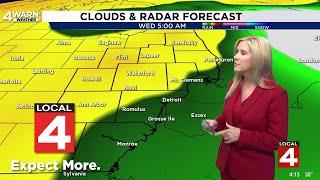 Metro Detroit weather forecast March 3, 2025  -- 4 p.m. Update