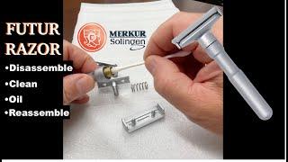 Merkur Futur-Disassemble-Clean-Lubricate