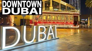 Downtown Dubai 2024 Complete Night Walk | 4K | Dubai Tourist Attraction