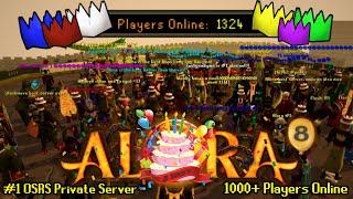 8 Years of Alora RSPS: Crazy Events, Huge Giveaways & A Massive Drop Party!