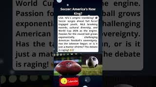 NFL on Red Alert Has Soccer Already Stolen the Crown in the US