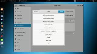 How to change languages and keyboard languages in Linux