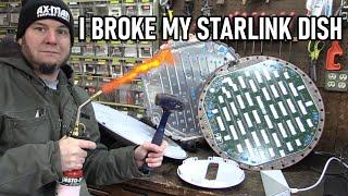 Tearing Down A Broken Starlink Dishy